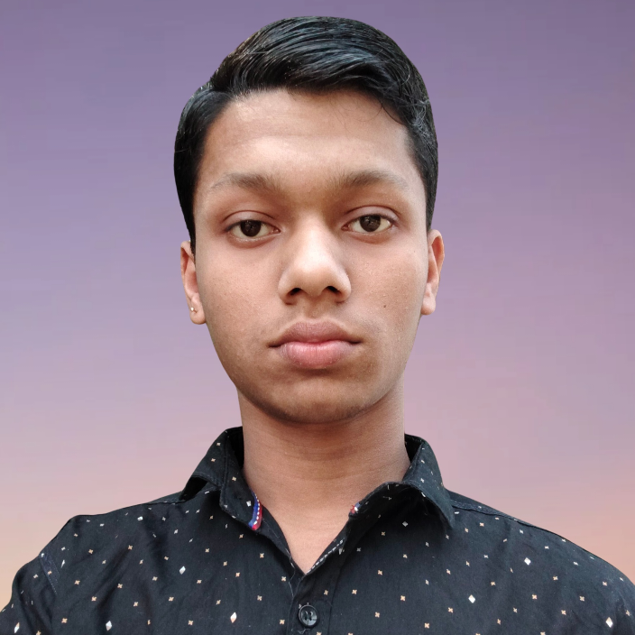 Me facing the camera with a plain background